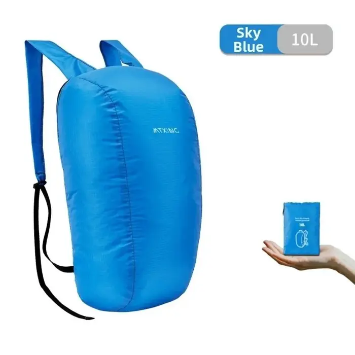 Nouveau sac à dos pliable de 10 L
