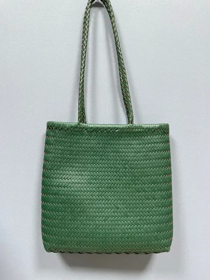 Sac en cuir tissé de Style français pour femmes