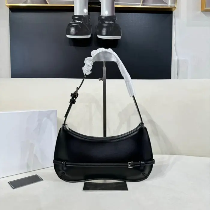 Sac baguette rétro de créateur pour femme