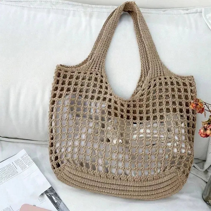 Sac à main en raphia pour femmes