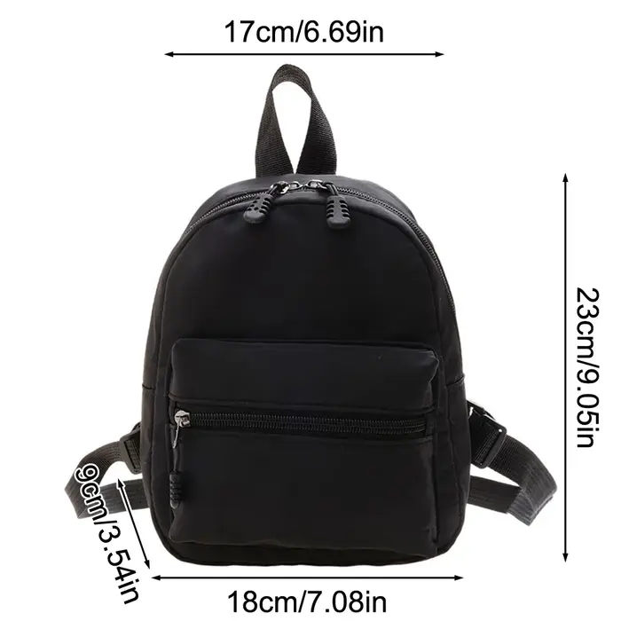 Mini sacs à dos tendance en Nylon pour femmes