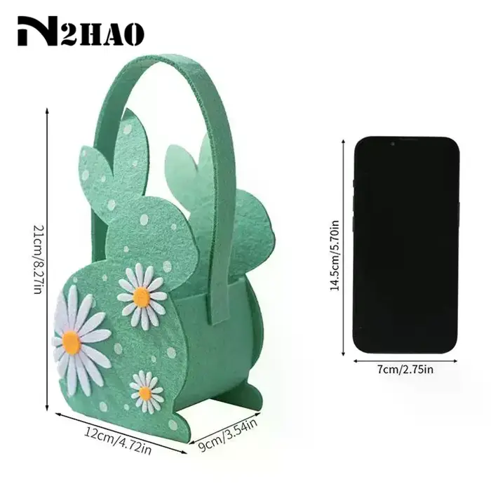 Sac fourre-tout en feutre doux pour bonbons