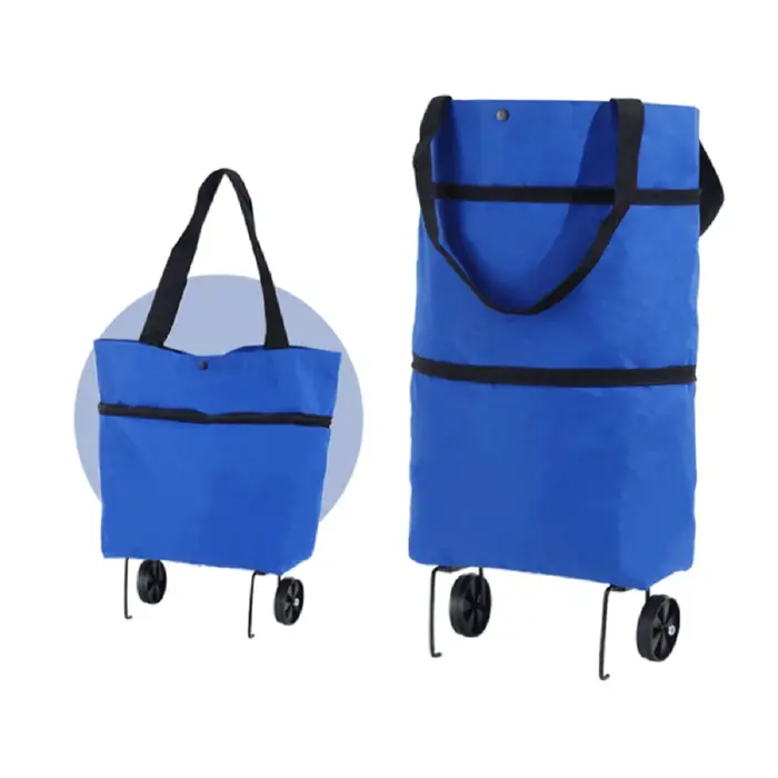 Sac à main pliable 1 pièce, petit chariot de courses, grand sac de supermarché, sac portable pour co