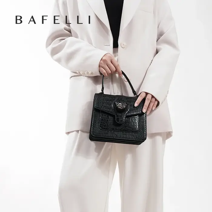 2025 nouveau sac à main femme BAFELLI sacs en cuir véritable pour femmes marque de créateur de luxe