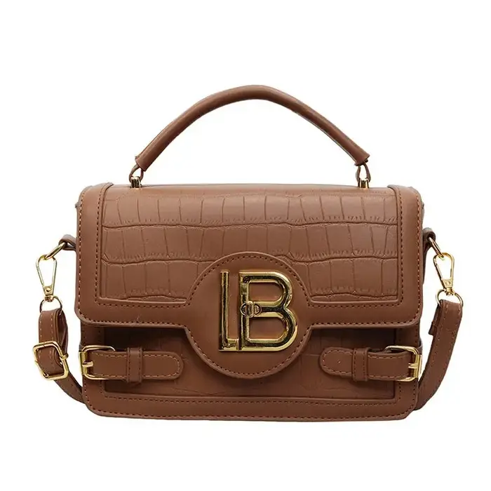 Sac à langer classique : Sac fourre-tout élégant en cuir grande capacité pour femme, sac bandoulière