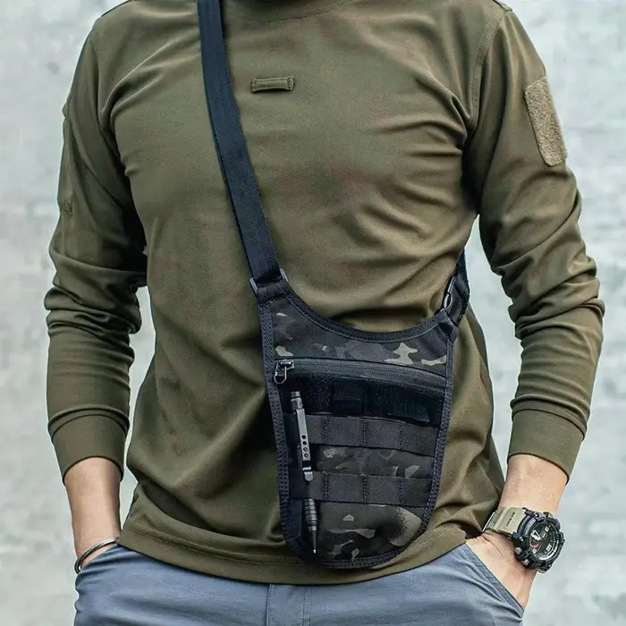 Sac à bandoulière tactique dissimulé
