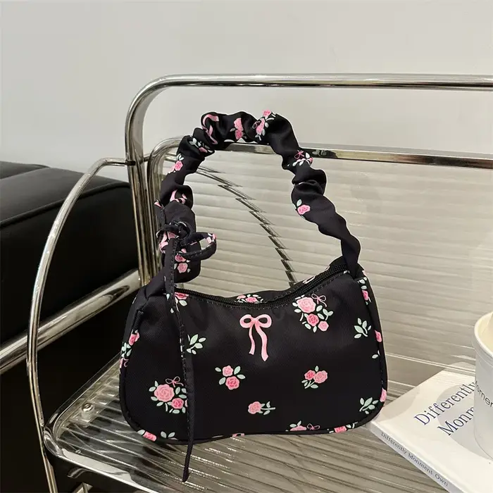 Sac en toile à fleurs douces et douces pour femmes