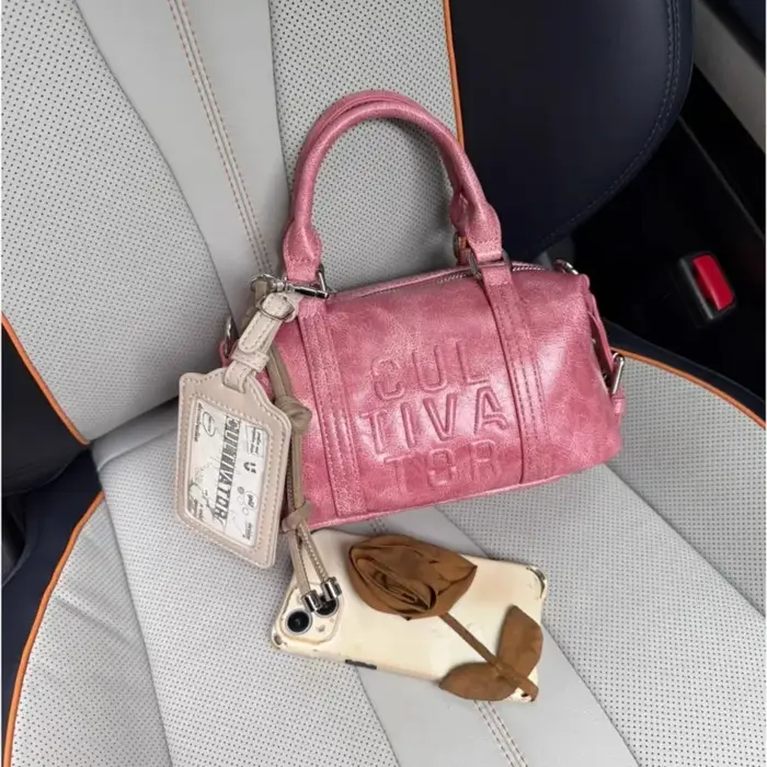 JIAERDI Style Vintage fente pour carte Boston sac à main femmes à la mode multifonctionnel sac à bandoulière dames en