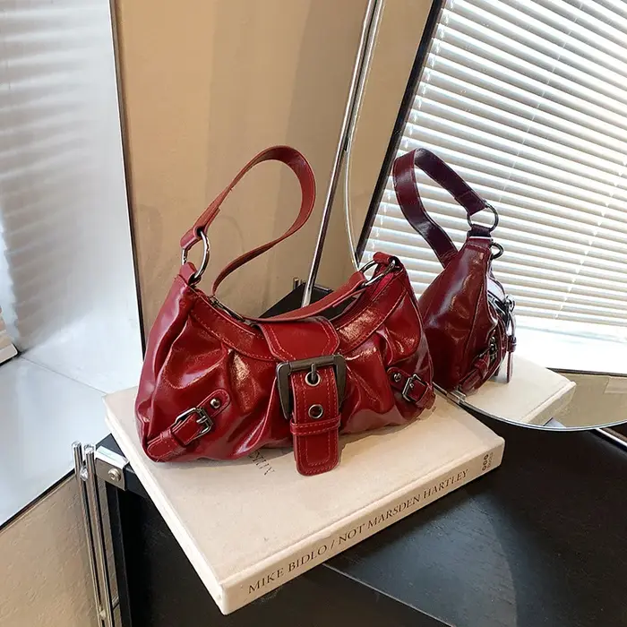 2025 printemps vente chaude Maillard Style rétro petit sac épicé fille Y2K Wasteland