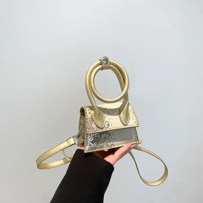 Sac à bandoulière Chic argenté pour femmes