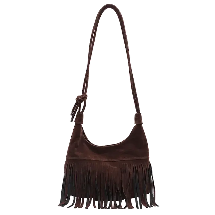 Sacs fourre-tout à compartiment intérieur frangé pour femmes