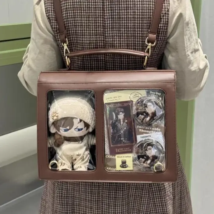 Niche japonaise transparente Ita sac décontracté grande capacité fille épaule sac à bandoulière à la mode Ulzzang étudiant sac à dos ItaBag
