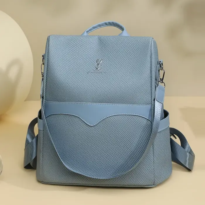 Sac à dos antivol multi-poches en Pu pour femmes