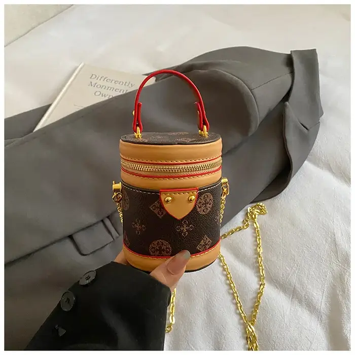 Sac à main pour femme, mini sac seau floral pour rouge à lèvres