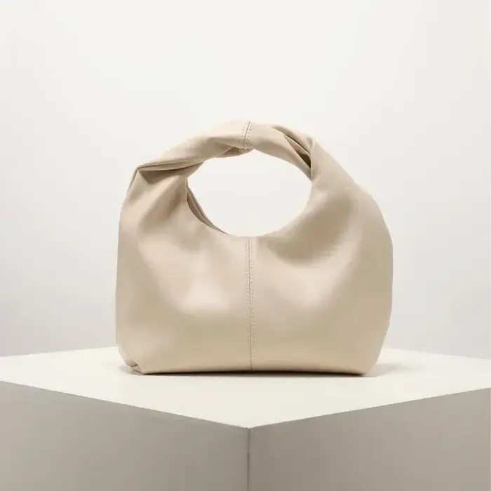 Mn Twist-Sac à main carré solide pour femme