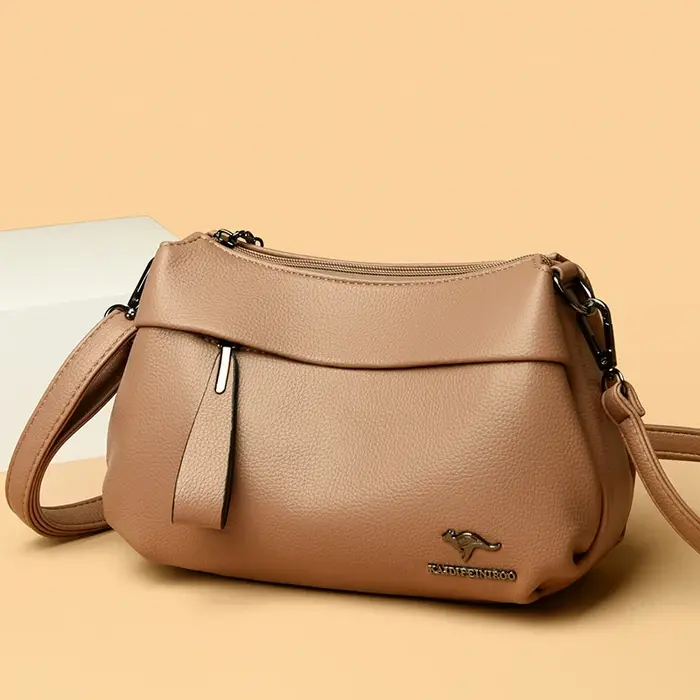 Boston-Petit sac à main en cuir vintage pour femme