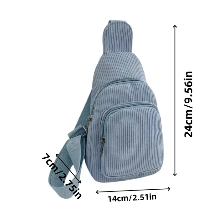 Sac à bandoulière multi-poches pour femmes