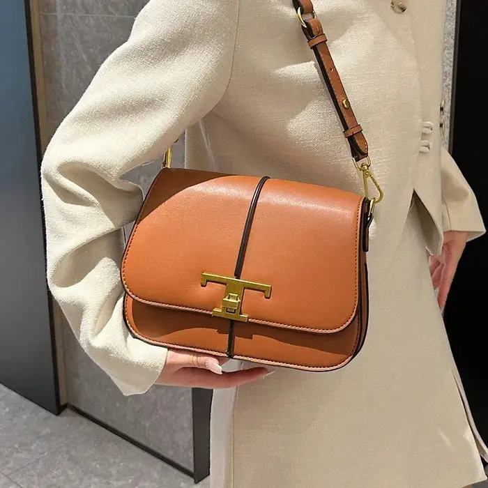 Sac à langer vintage de luxe : élégant sac à main bandoulière pour femme au style minimaliste et grande capacité