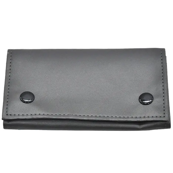1 pochette à tabac en cuir PU, sac de rangement portable pour cigarettes et papier à rouler
