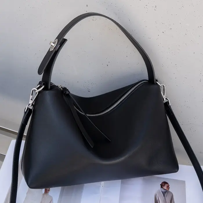 Véritable qualité automne hiver grand Boston luxe concepteur fourre-tout doux mat daim cuir femmes s
