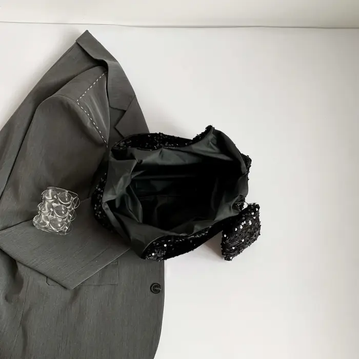 Sac fourre-tout à paillettes pour femme