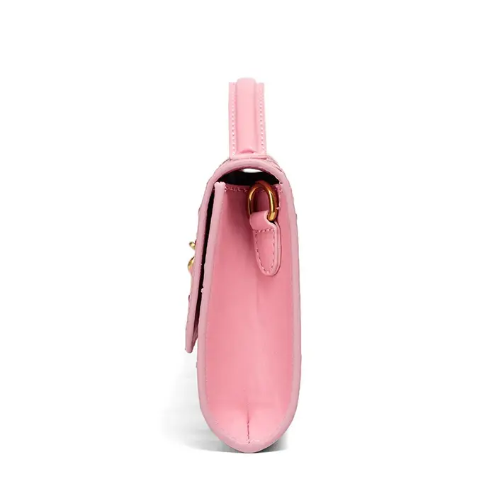 Sac bordeaux enveloppe rouge cerise