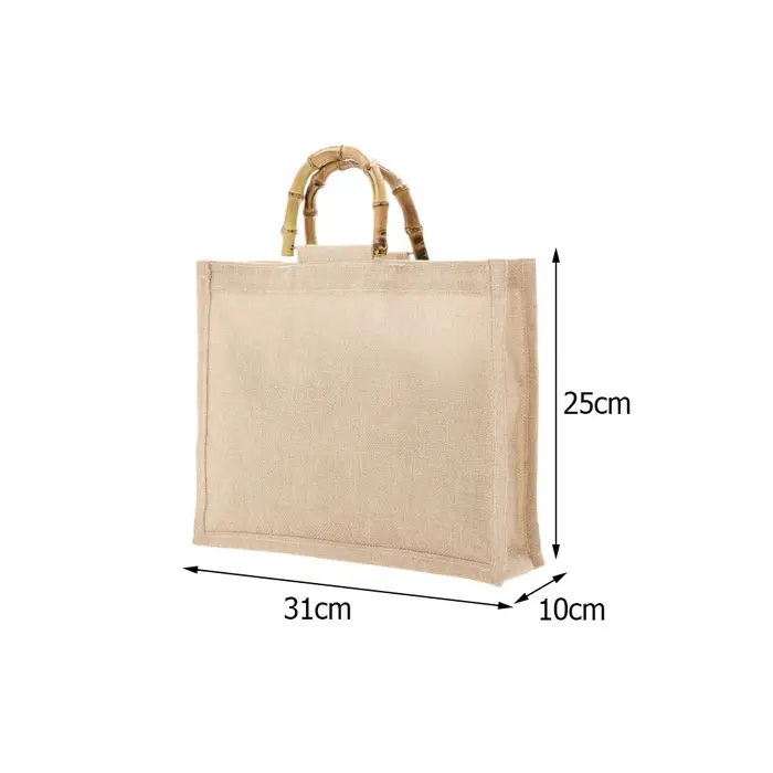 Sac à main en toile de Jute pour femmes et filles