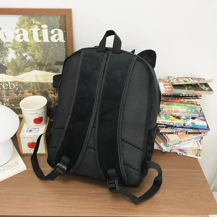 Sacs à dos en tissu doux à motif de dessin animé pour femmes