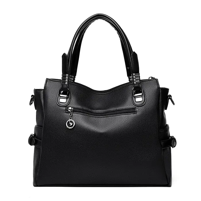 Sac fourre-tout en cuir souple grande capacité pour femme