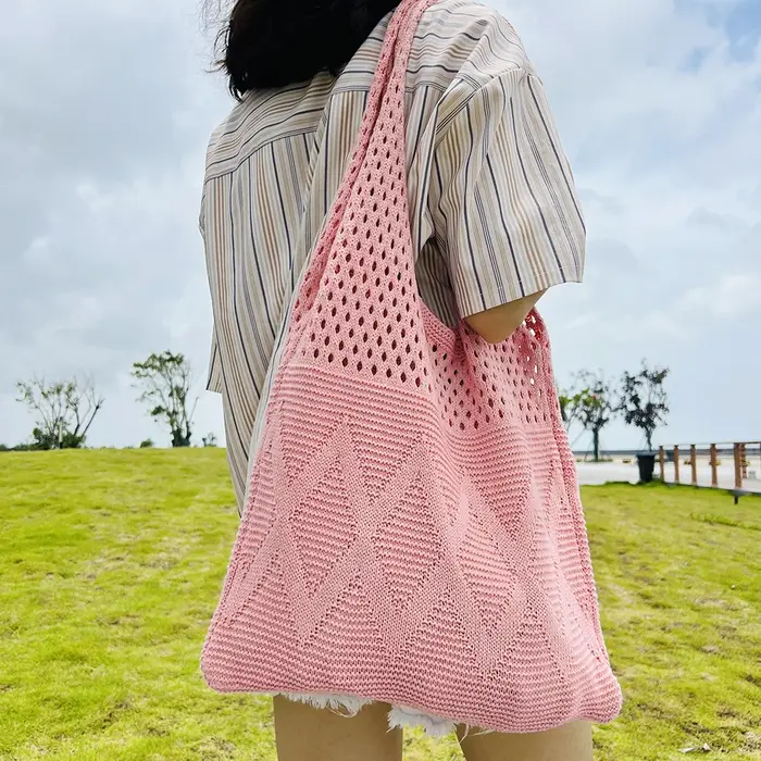 Sac à Main d'Été en Raphia pour Femme