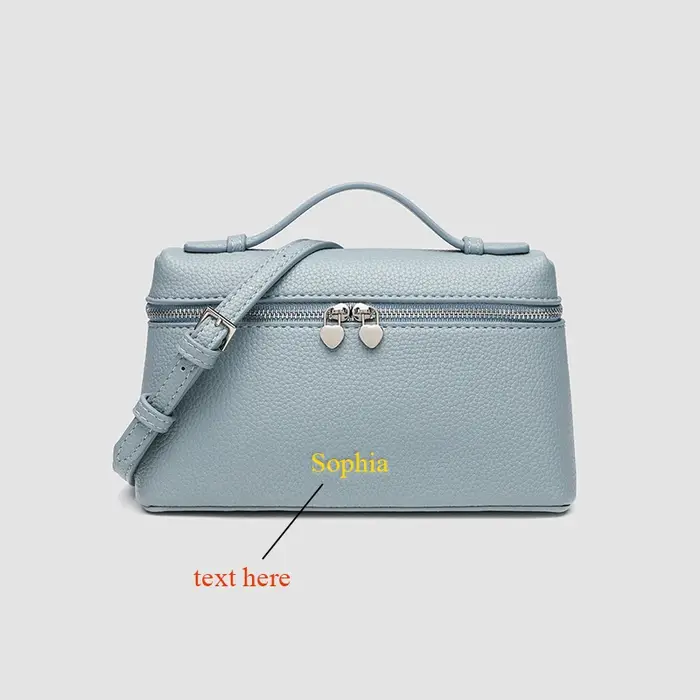 Mode femmes PU litchi cuir boîte à déjeuner sac Mini sac à main printemps été Compact doux épaule sac à bandoulière