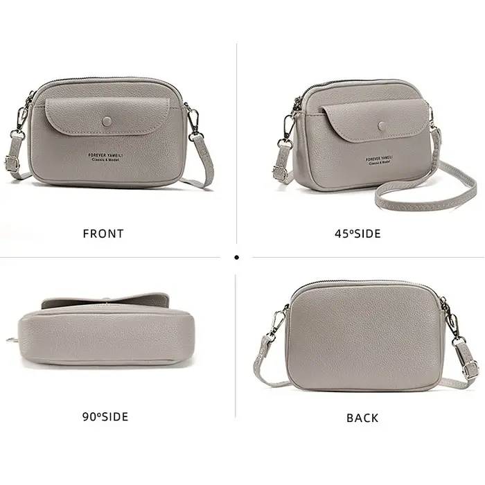 Mini Sac Femme 2026 NOUVEAU Sacs à Bandoulière pour Femmes Petit Sac Carré Noir Vert Blanc Gris Rose Jaune Abricot Bolso Mujer