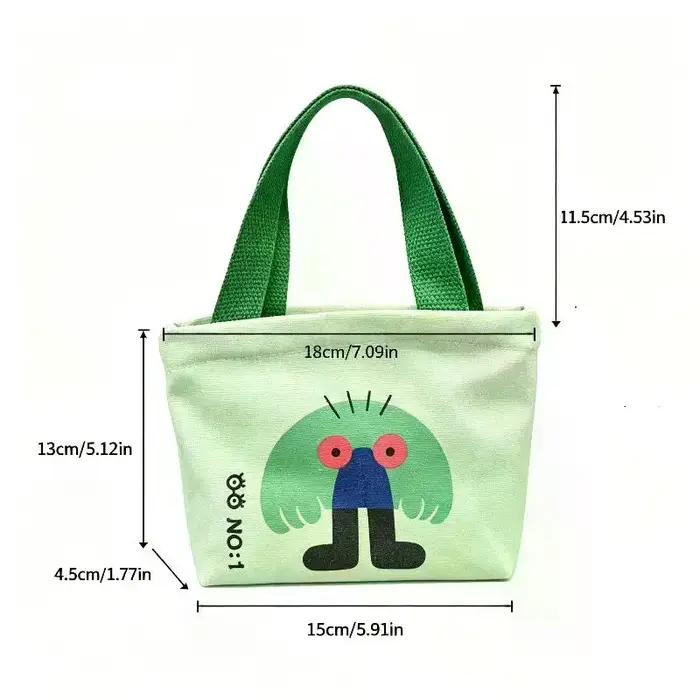Sac à main en toile mini style coréen pour femmes