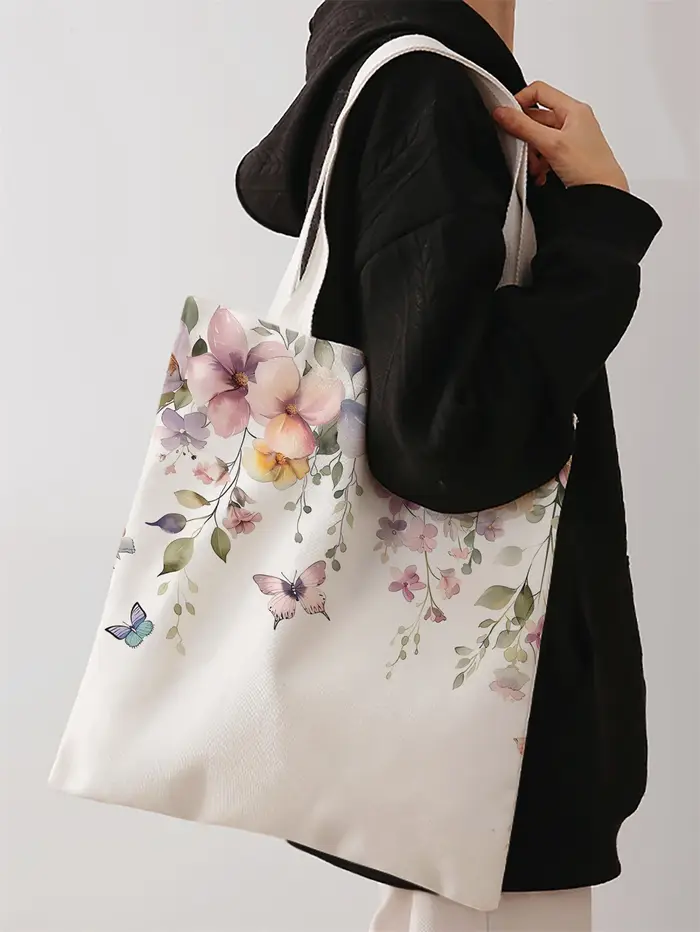 Sac à main décontracté imprimé à motif de fleurs