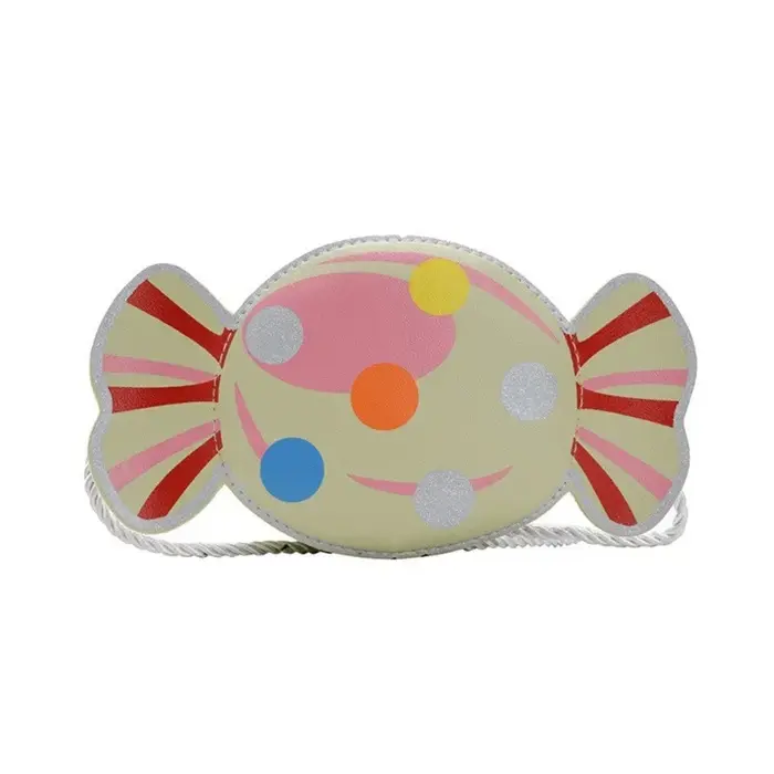 Mini sac à bandoulière pour fille – Sac à main couleur bonbon avec nœud, accessoire de mode léger po