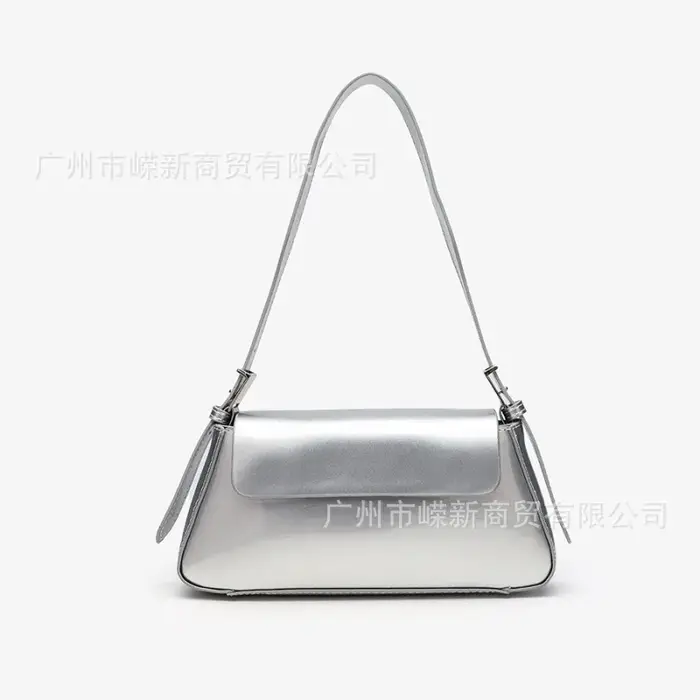 Sac à main pour femme en cuir PU de couleur rouge, à rabat, tendance printemps 2025, pour mariage, à porter à l'épaule ou sous le bras, petite taille