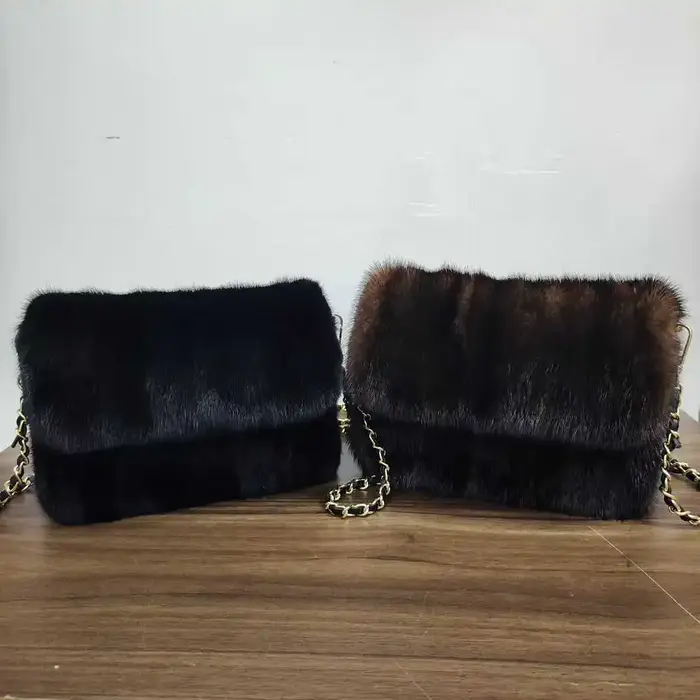 Ms.Minshu-Fur sacs à bandoulière pour femmes
