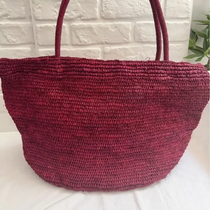 Sac fourre-tout en rotin vert mignon – Sac à bandoulière de plage en paille naturelle tressé à la main