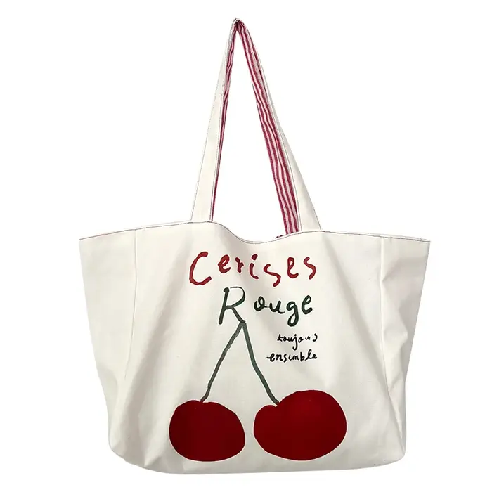 Sac à bandoulière en toile pour femmes, Design réversible, sac à main en tissu de coton, sac à main 