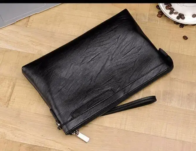 Pochette en PU pour hommes