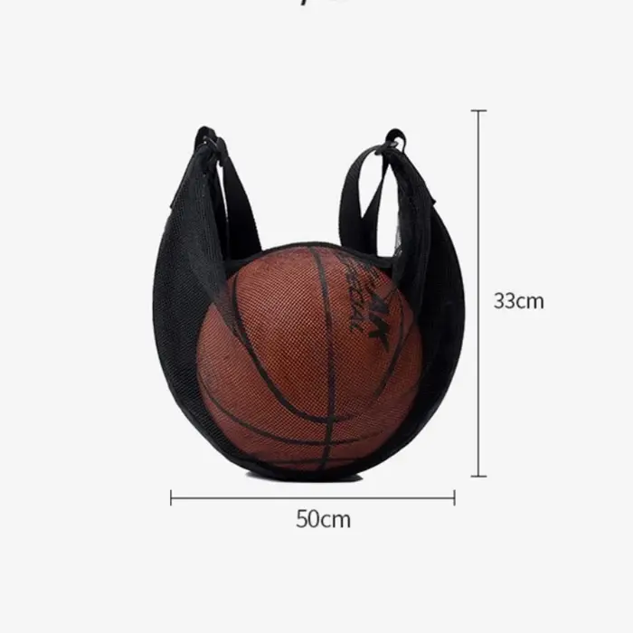 Sac à bandoulière en maille avec poche à fermeture éclair Portable, sacs de rangement, filet de spor