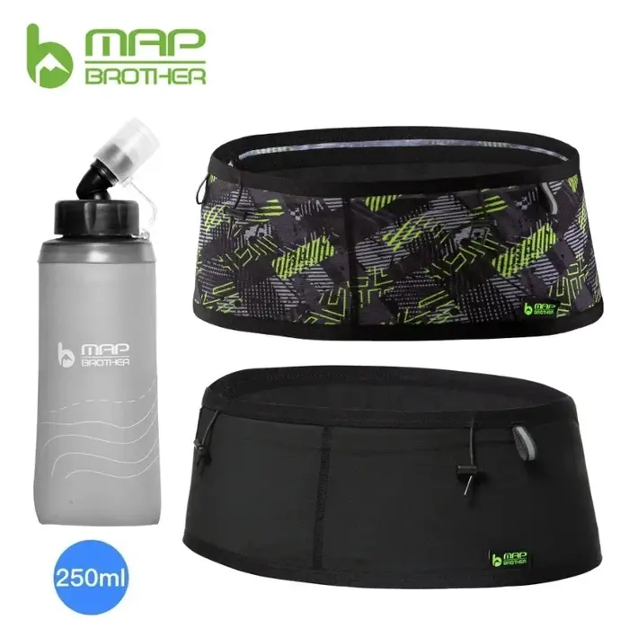 Sac banane de sport élastique tissé MAP BROTHER W1001 pour la course à pied