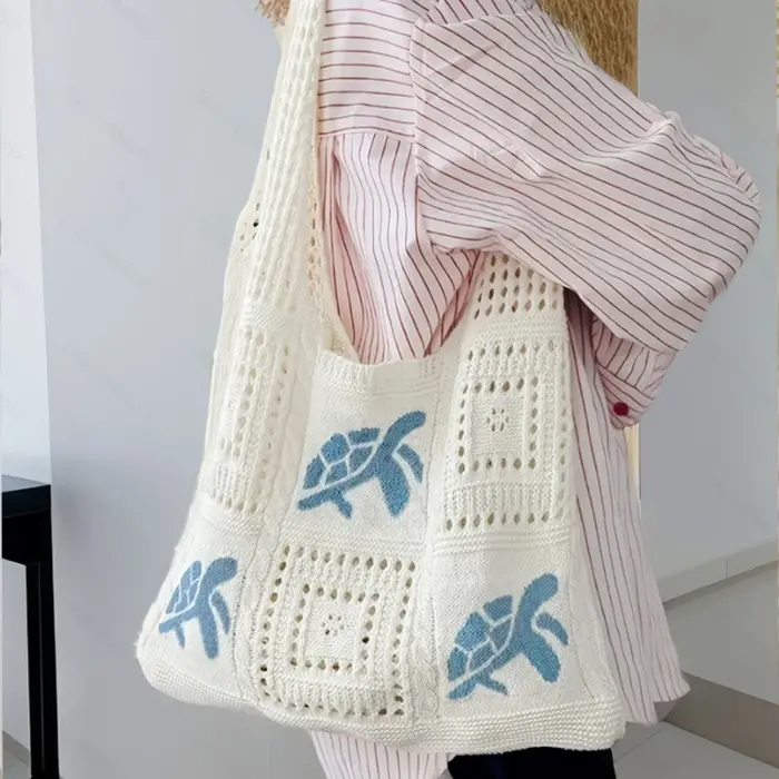 Sac fourre-tout de plage au crochet