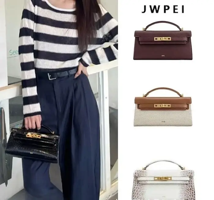 Sac à main 2026 JW PEI, motif crocodile, nouveau style, haut de gamme, sac à main/sac à bandoulière pour femme