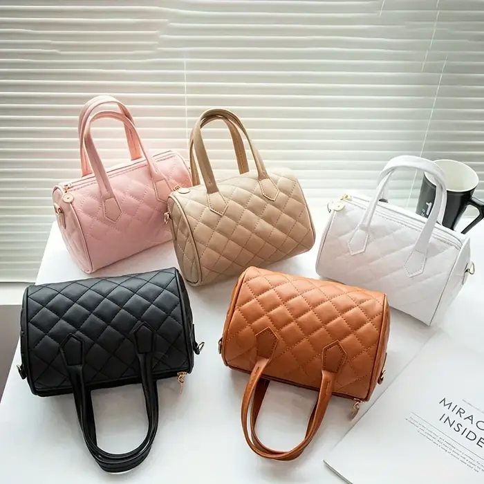 Sac à main à motifs de diamants pour femmes, sac à bandoulière alertes onale, sac d'oreiller décontr