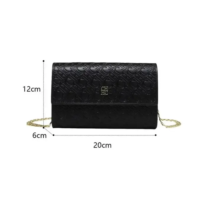 Sac à bandoulière polyvalent pour femme CH Festival Essential avec imprimé lettres