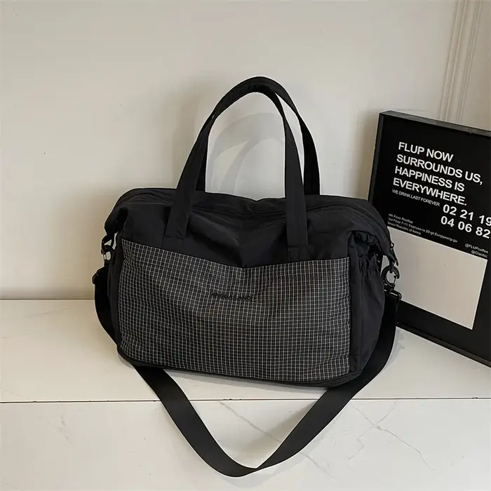 Sac fourre-tout en tissu grande capacité pour femme