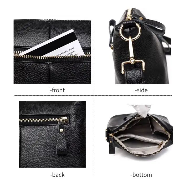 Sacs à main en cuir véritable pour femmes