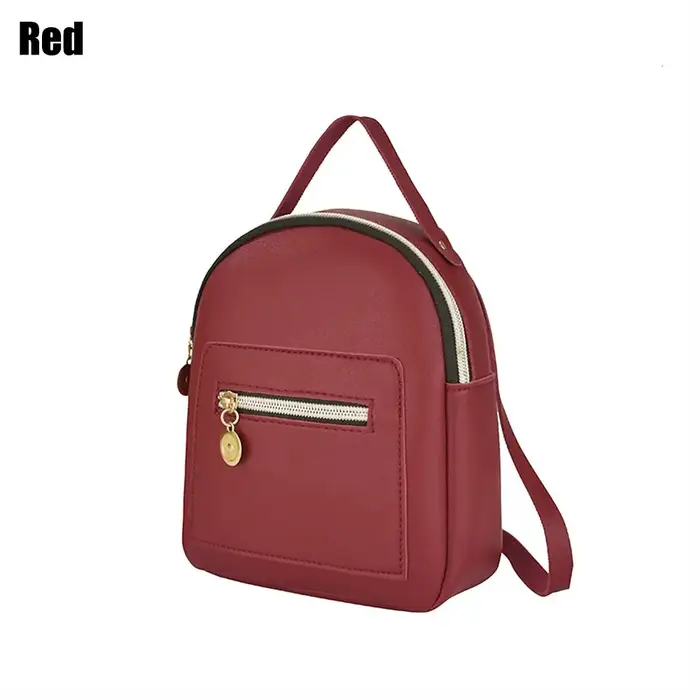 Mini sac à dos étanche pour petite entreprise, sac de jour en PU pour fille, sac initié