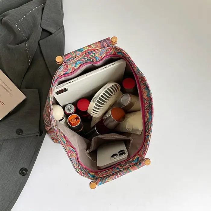 Sac à main bohème à imprimé floral